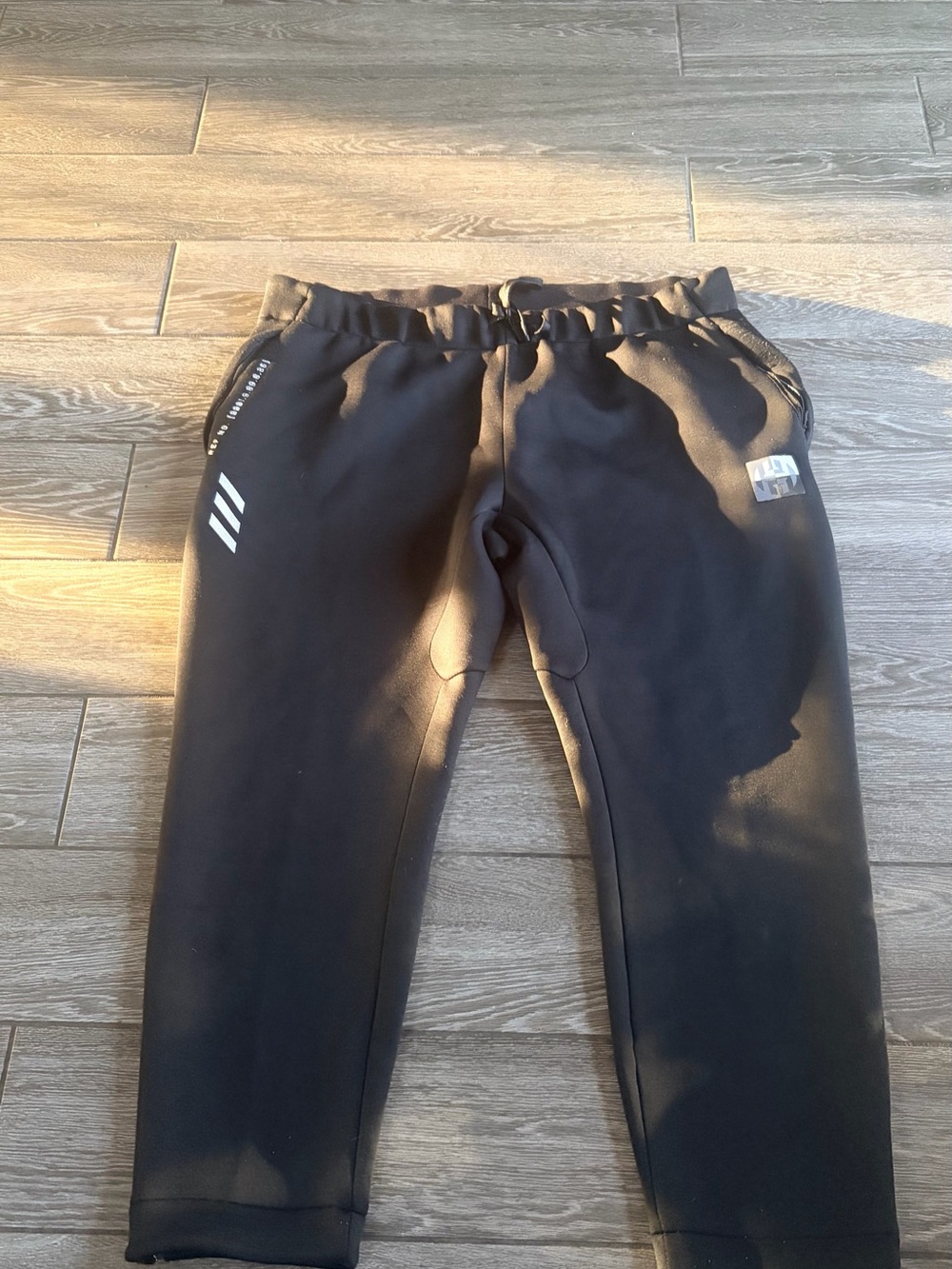 adidas James Harden Basketball Pants — Men’s XL — Black